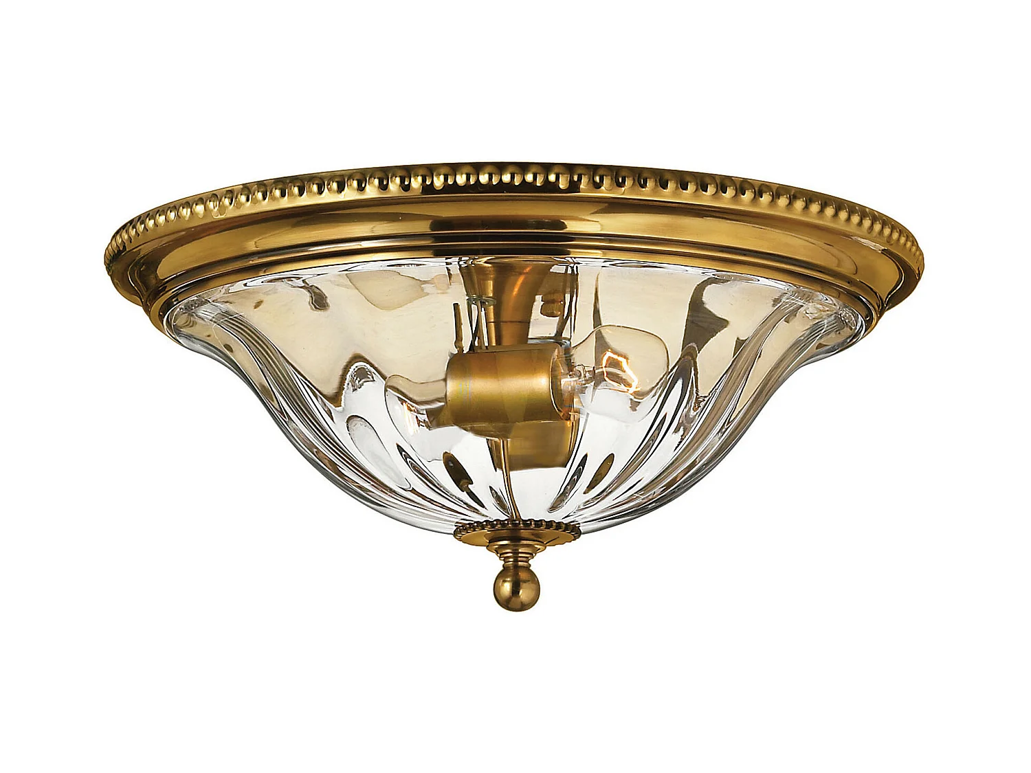 Elstead Cambridge - Plafoniera da incasso a 2 luci in ottone brunito, attacco E27