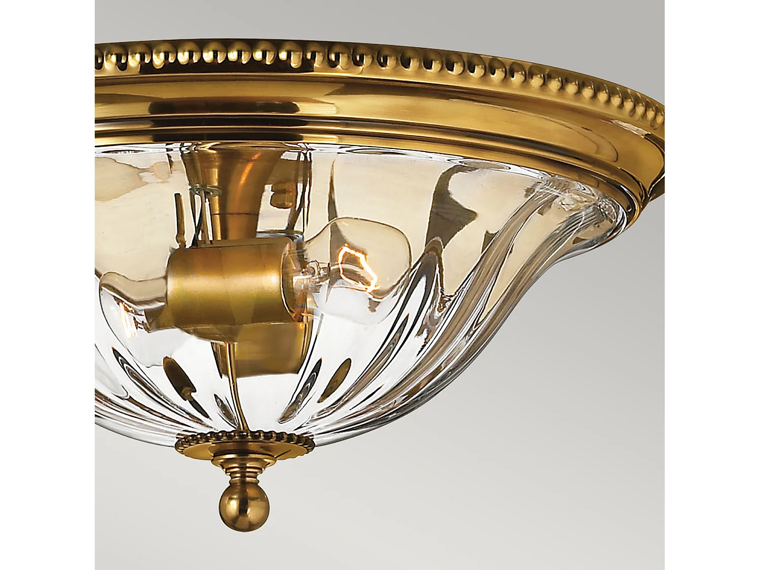 Elstead Cambridge - Plafoniera da incasso a 2 luci in ottone brunito, attacco E27