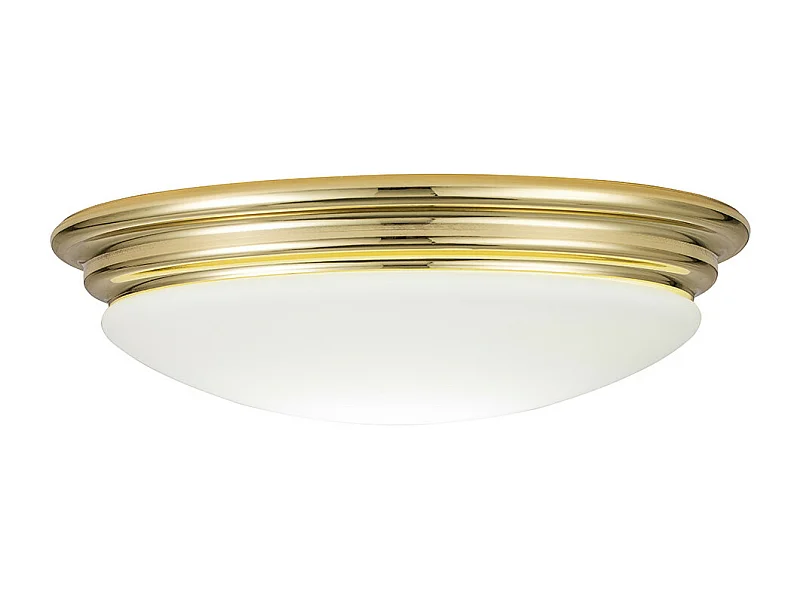 Elstead Brompton Dekorativ taklampa i polerad mässing, IP44