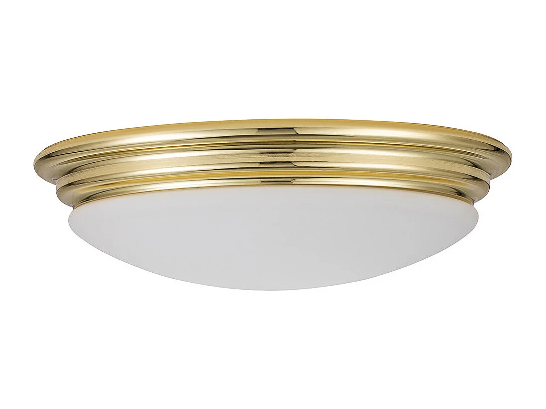 Elstead Brompton Dekorativ taklampa i polerad mässing, IP44