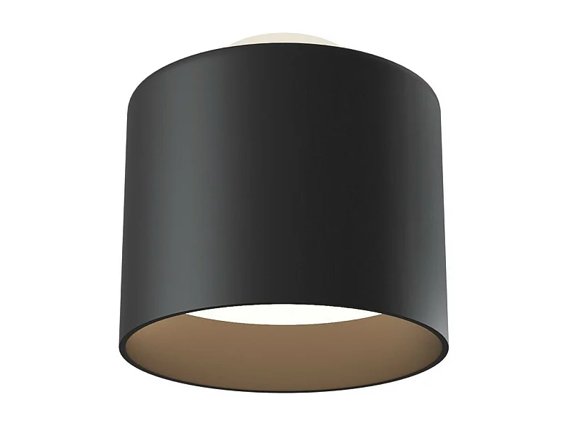 Planet Downlight de plafond à LED intégré monté en surface noir