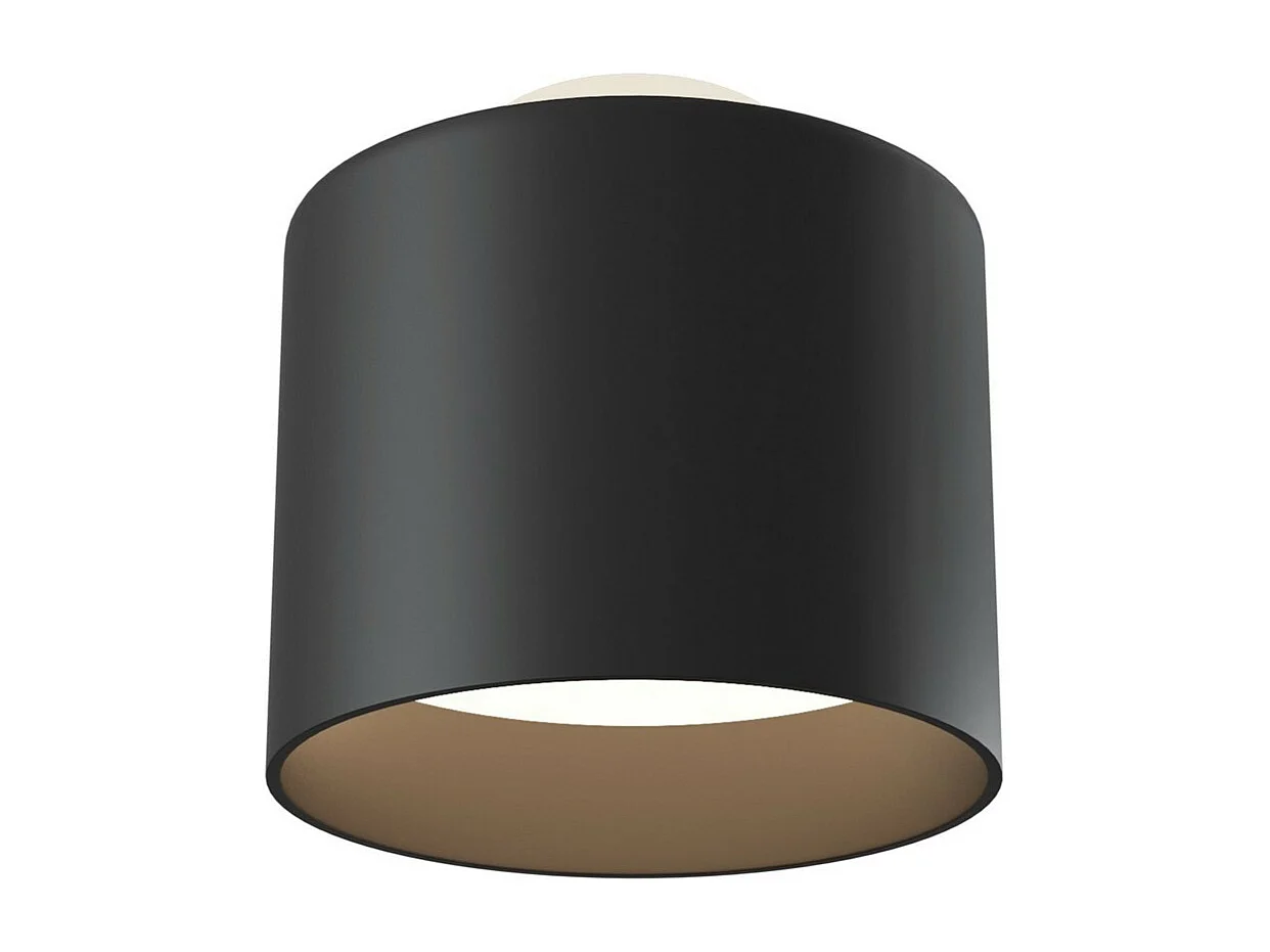 Planet Foco empotrable de techo LED integrado negro