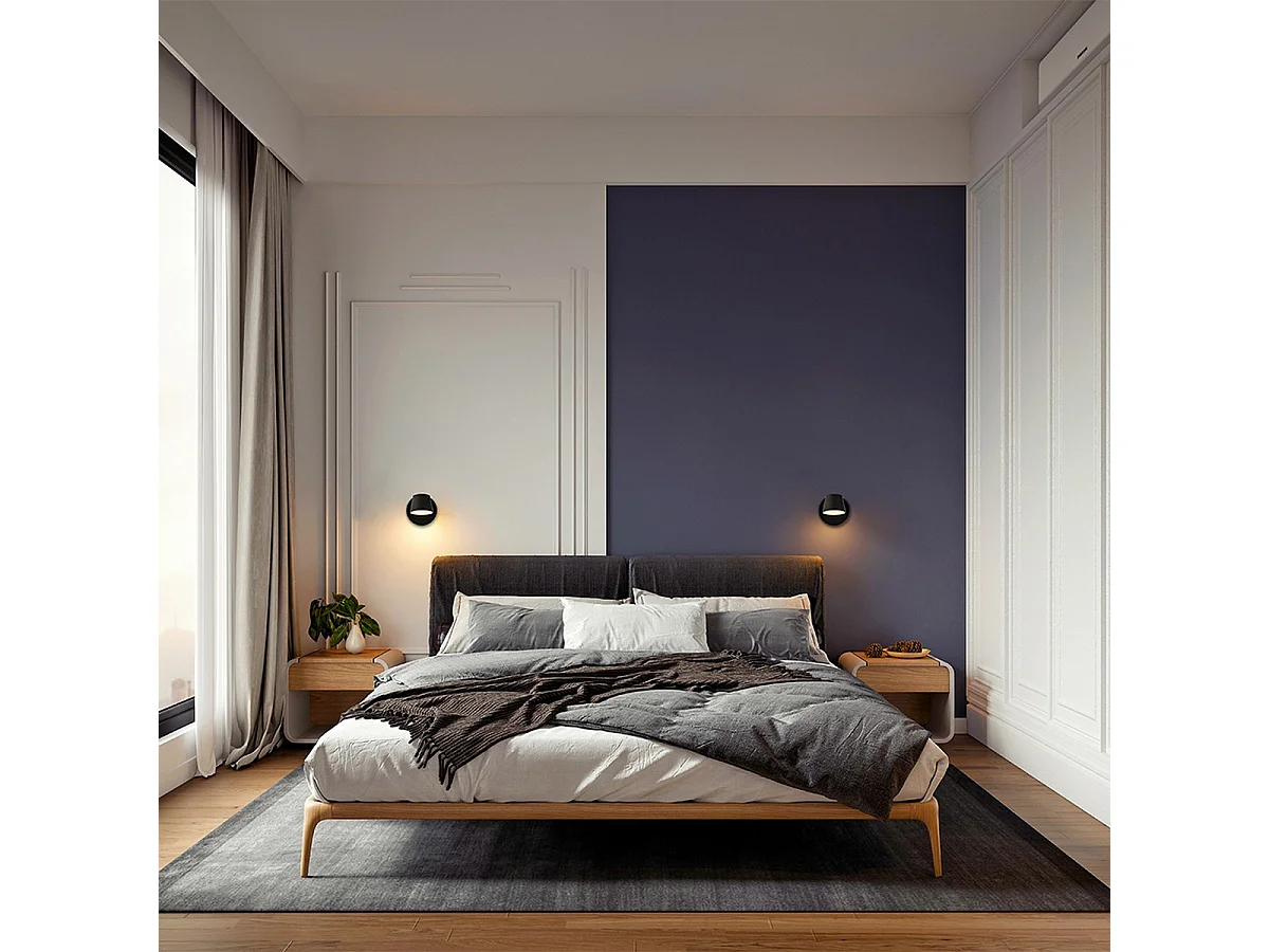 Maytoni Pixel Downlight moderno montato su superficie nero 3000K