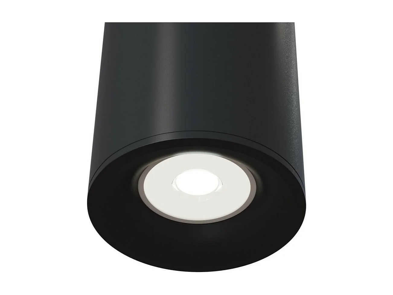 Alfa Downlight de Techo para Montaje en Superficie Negro, 1 Luz, GU10