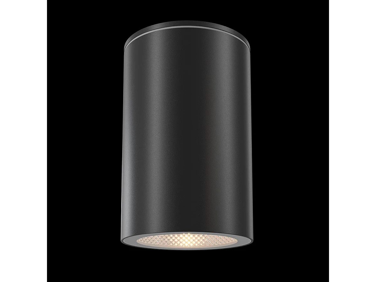 Maytoni Roll Downlight de Superficie Negro GU10 IP54