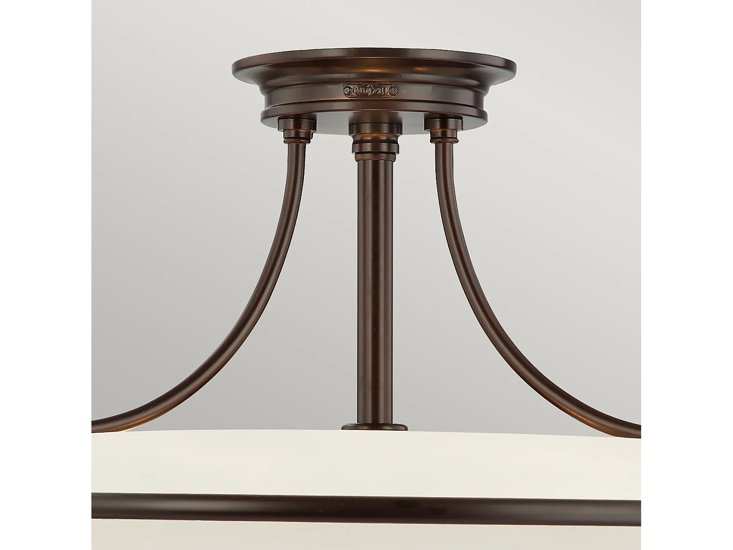 Elstead Griffin - 4 licht Semi Flush Deckenleuchte Palladian Bronze, E27