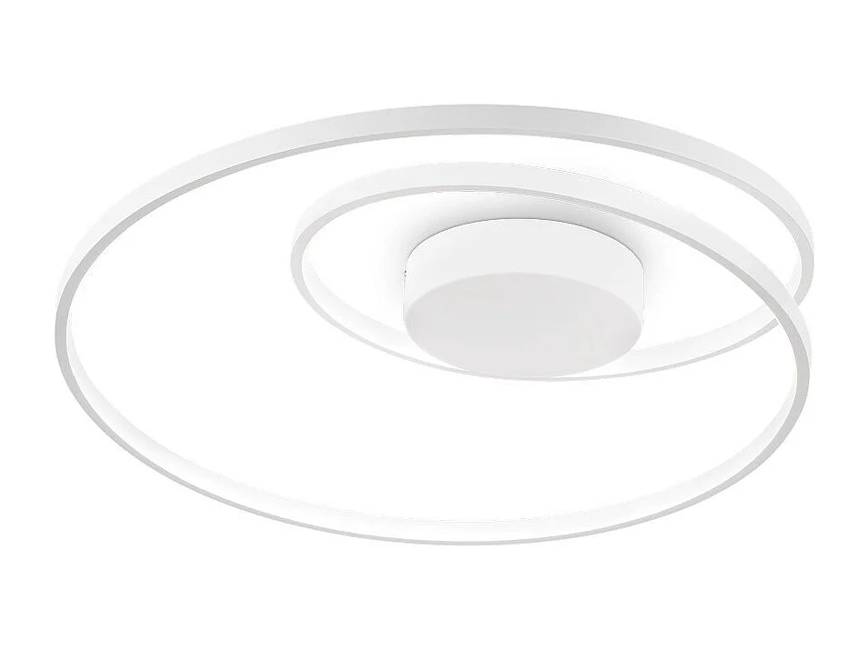 Ideal Lux OZ Zintegrowana lampa sufitowa LED Semi Flush biała 2700K