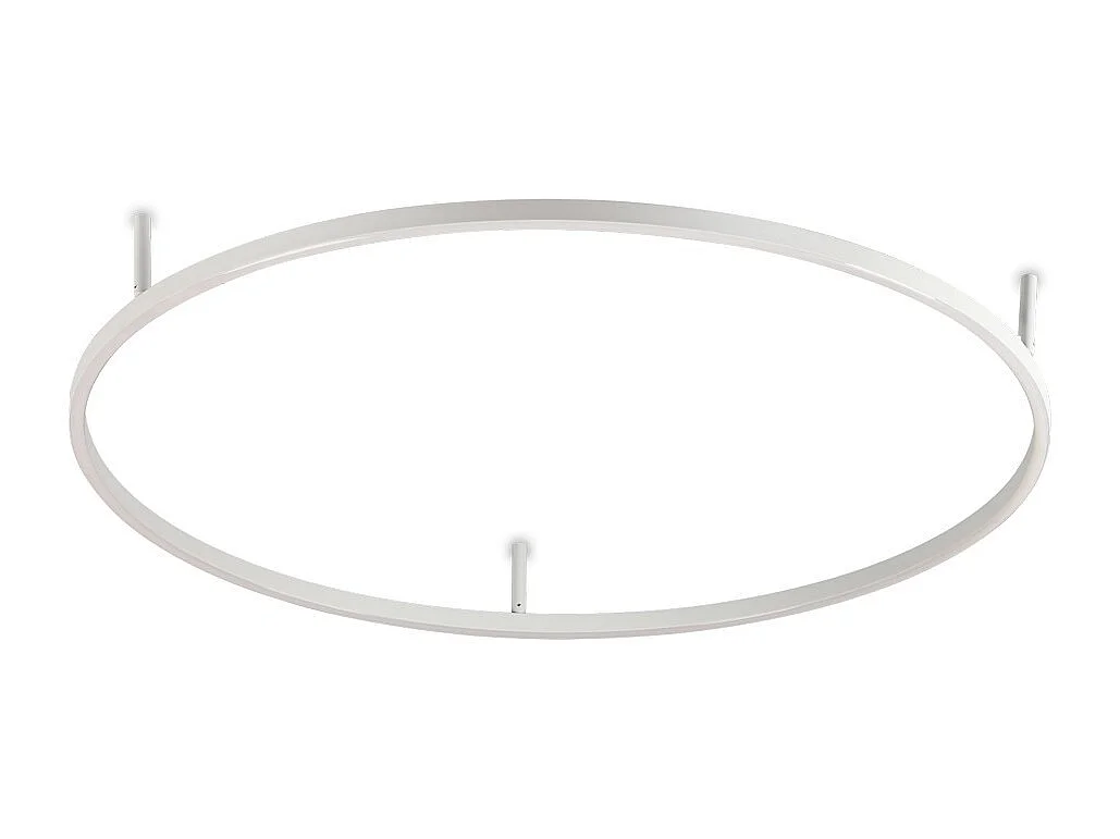 Ideal Lux ORACLE SLIM 90 cm Non Dim 2700K Okrągła Zintegrowana Lampa Sufitowa LED Półpłaska Biała