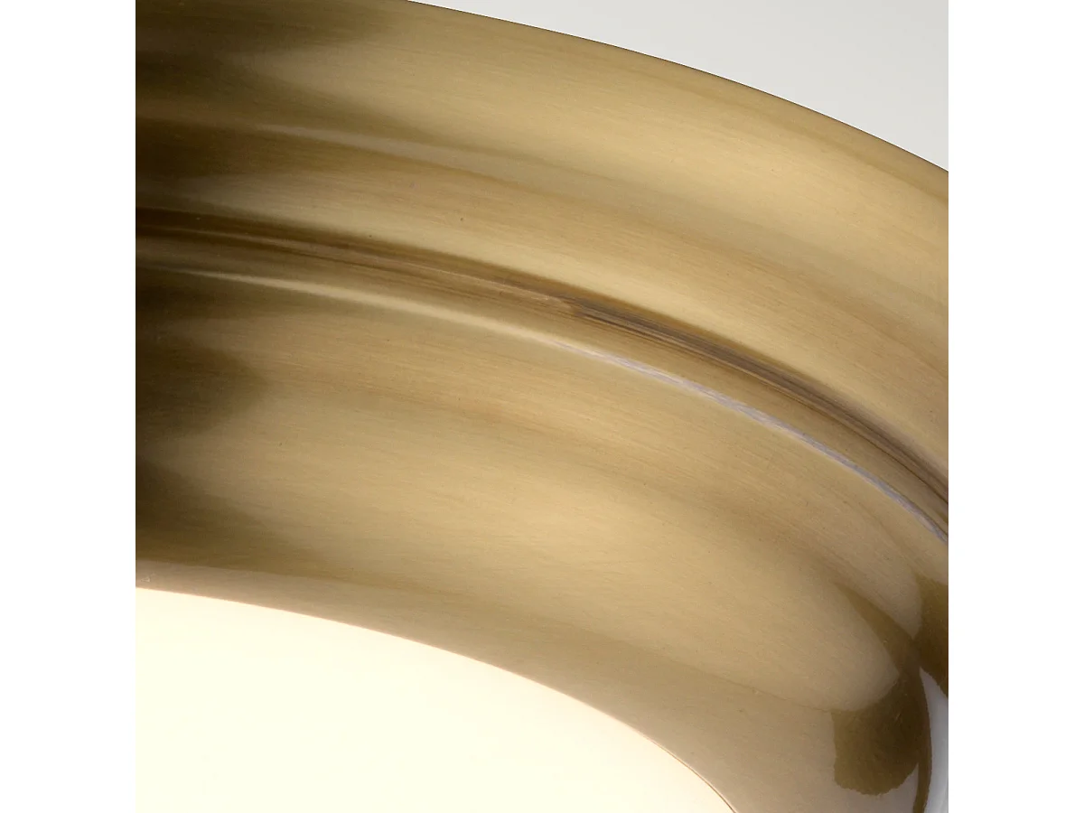 Elstead Welland - 1 Licht Mini LED Flush licht - Messing im Alter von