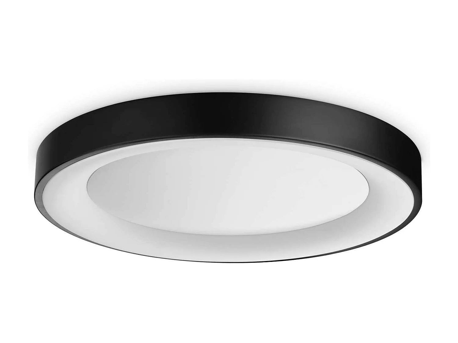 Ideal Lux PLANET Semi-Plafonnier LED Intégré Noir 2600Lm 3000K