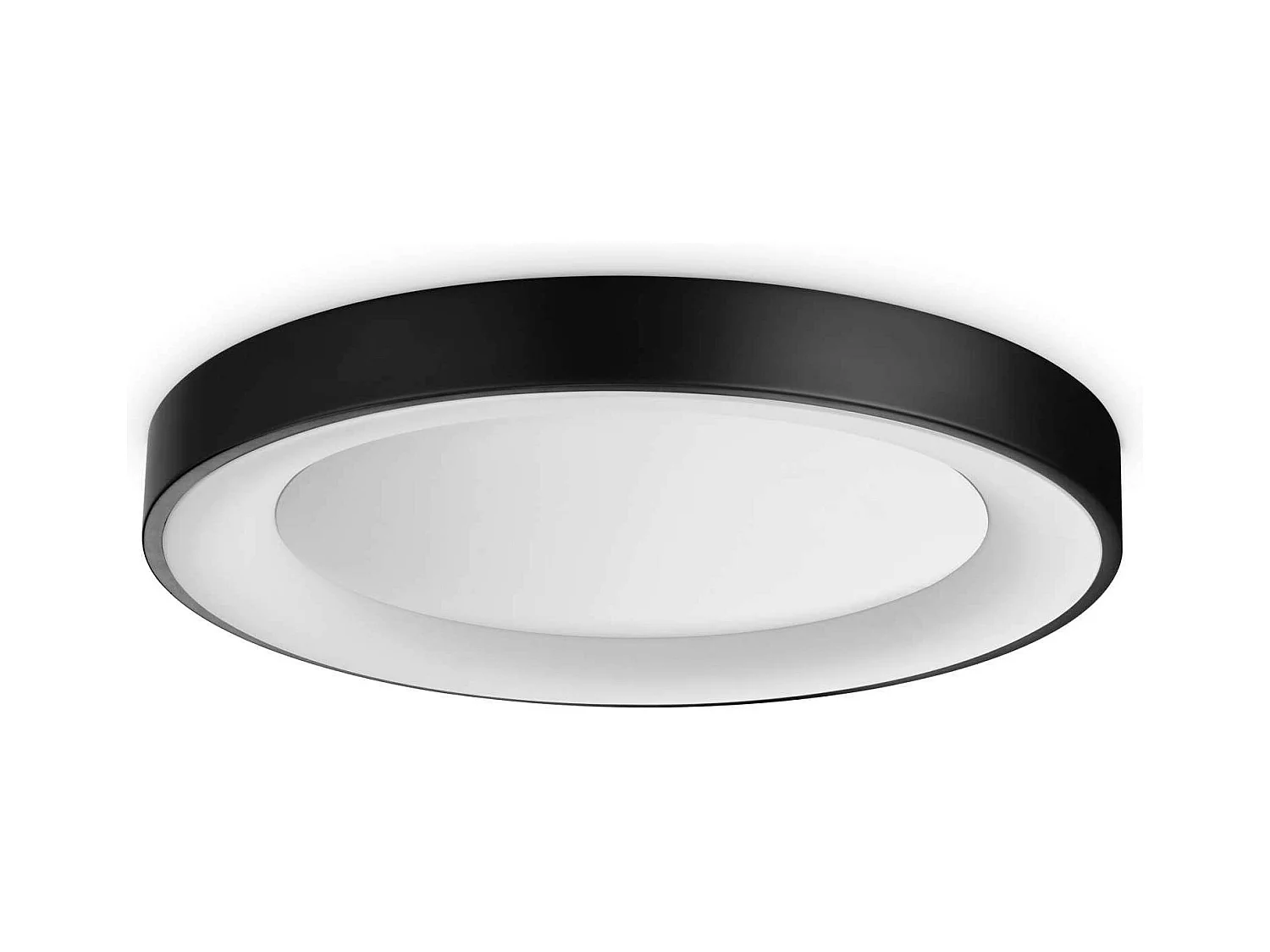 Ideal Lux PLANET Semi-Plafonnier LED Intégré Noir 2600Lm 3000K