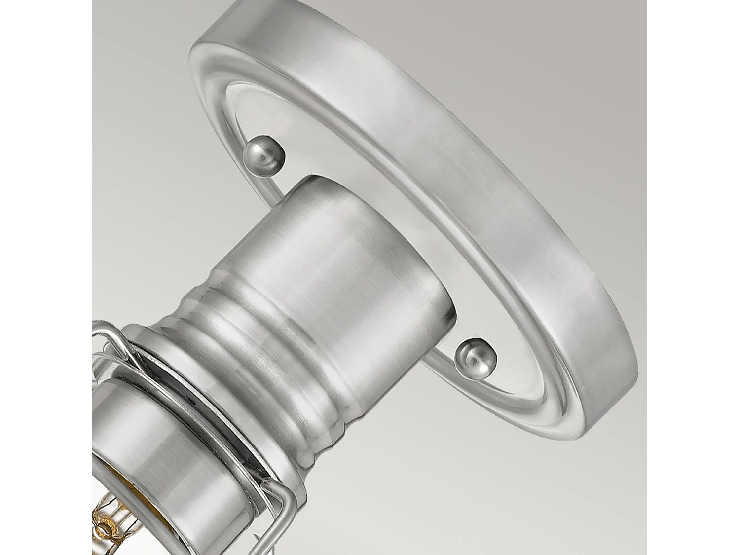 Elstead Quoizel Mixon Semi Flush Ceiling Light Borstad Nickel