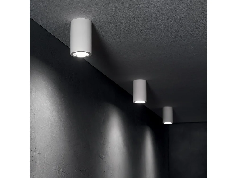 Ideal Lux Tower - 1 luz Downlight redondo de superficie blanco