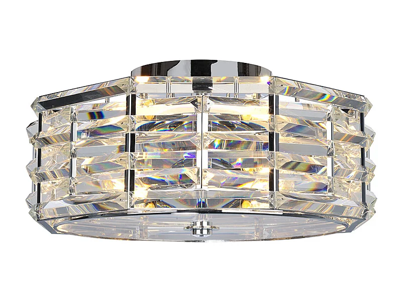 Elstead Shoal 4 licht Flush Mount, poliertes Nickel, E27