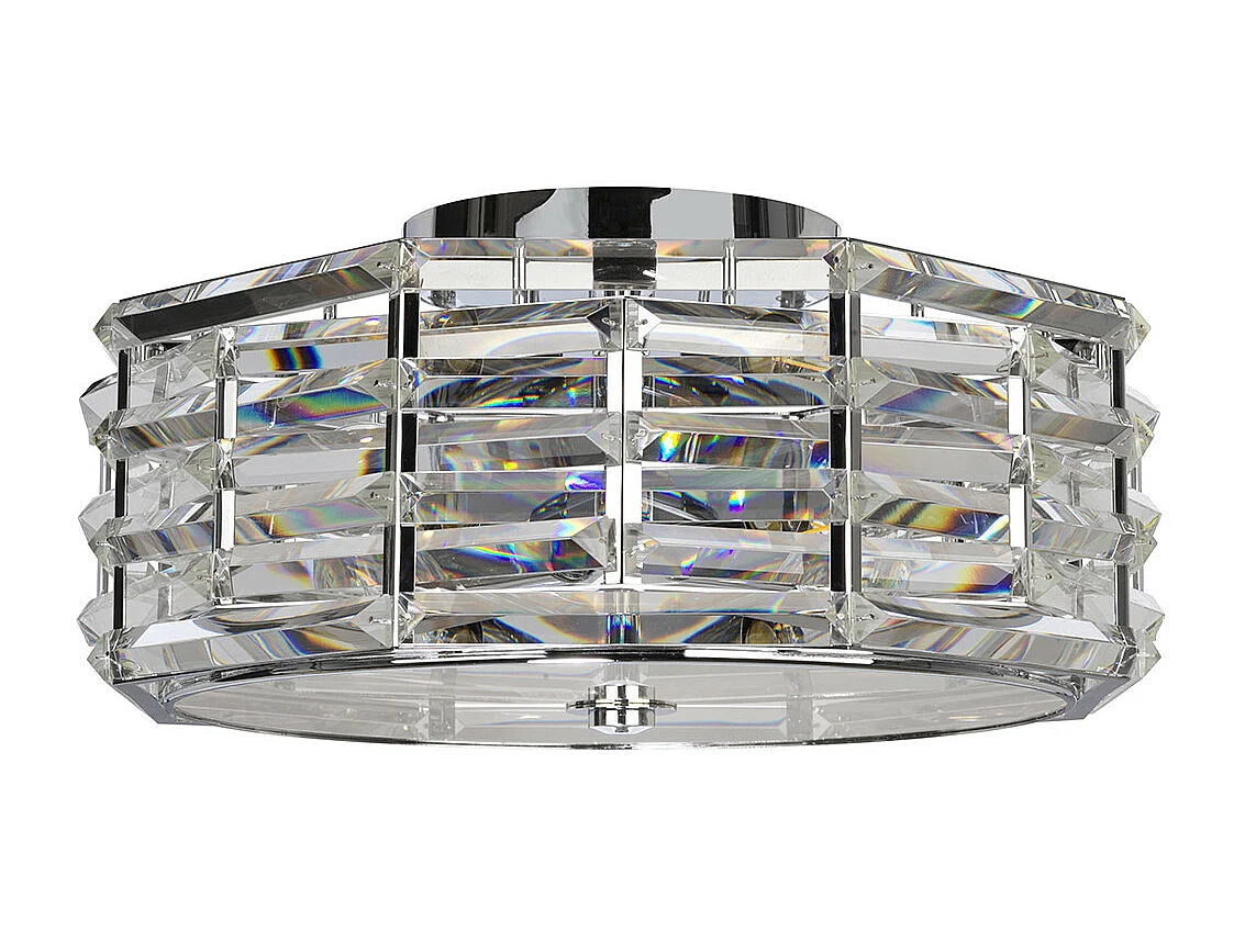 Elstead Shoal 4 licht Flush Mount, poliertes Nickel, E27