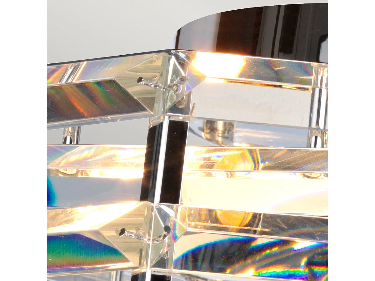 Elstead Shoal 4 licht Flush Mount, poliertes Nickel, E27