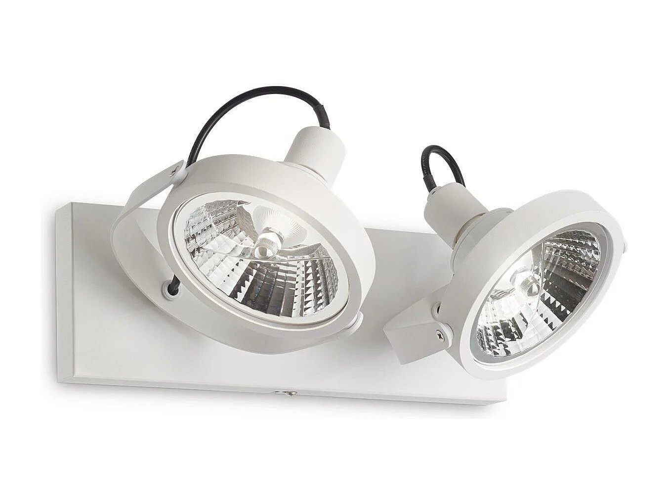 Ideal Lux Glim Plafonnier 2 Lumières Blanc