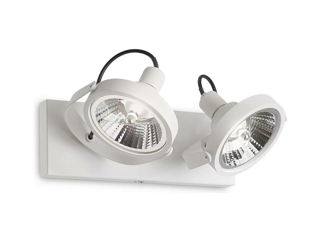 Ideal Lux Glim - 2 Licht Deckenleuchte Weiß