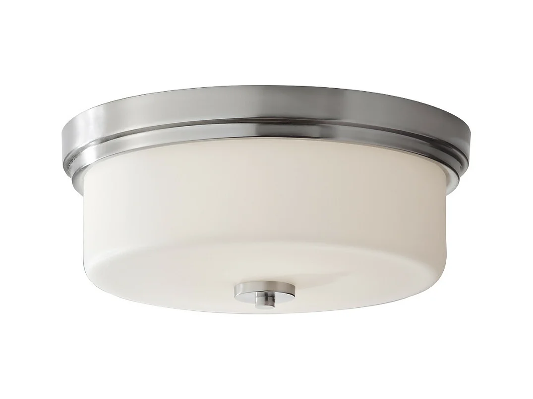 Kincaid Traditional 2 licht Flush licht Chrom poliert