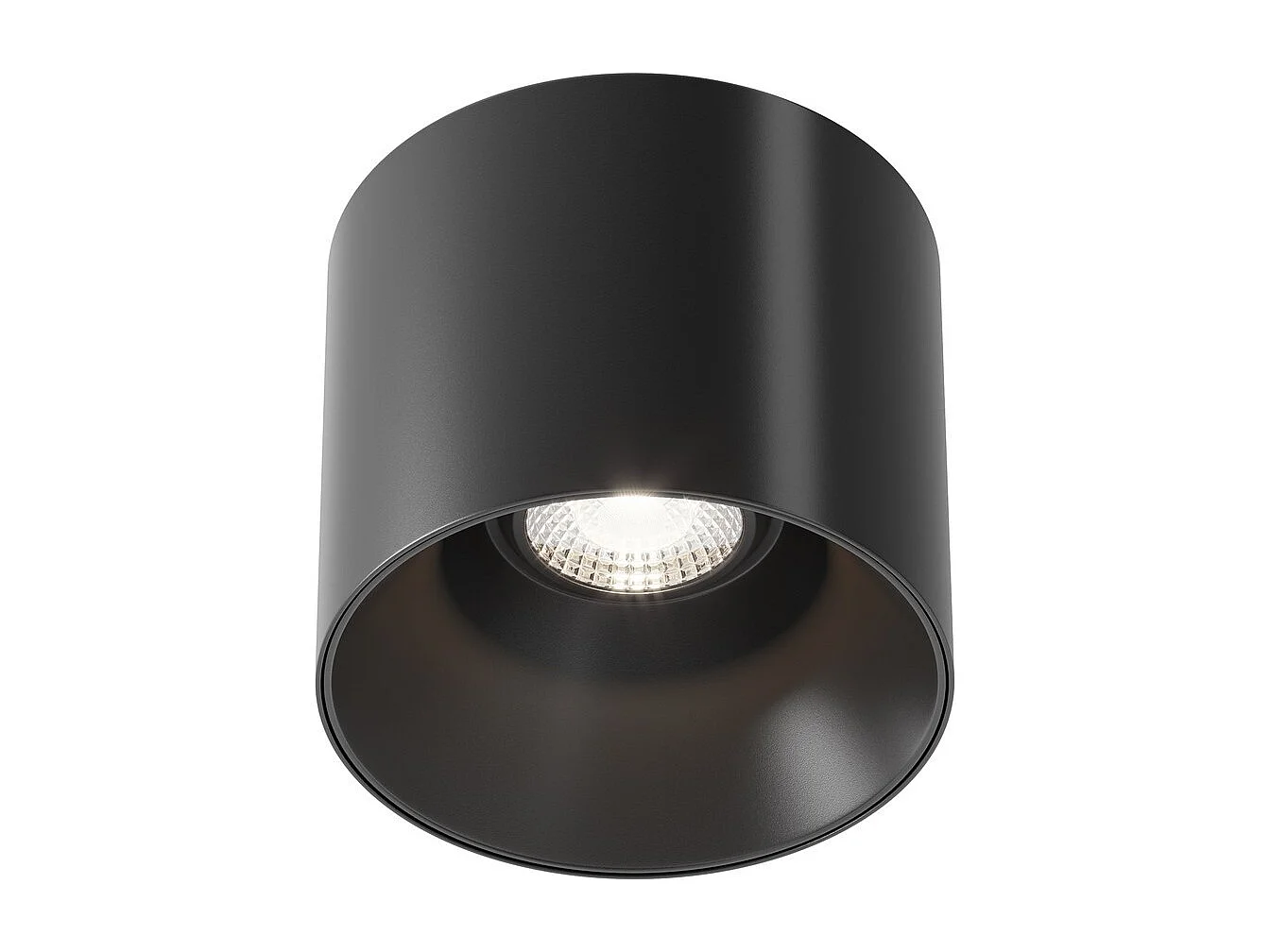 Maytoni Alfa LED Downlight de superficie negro, 1280 lm, 4000 K