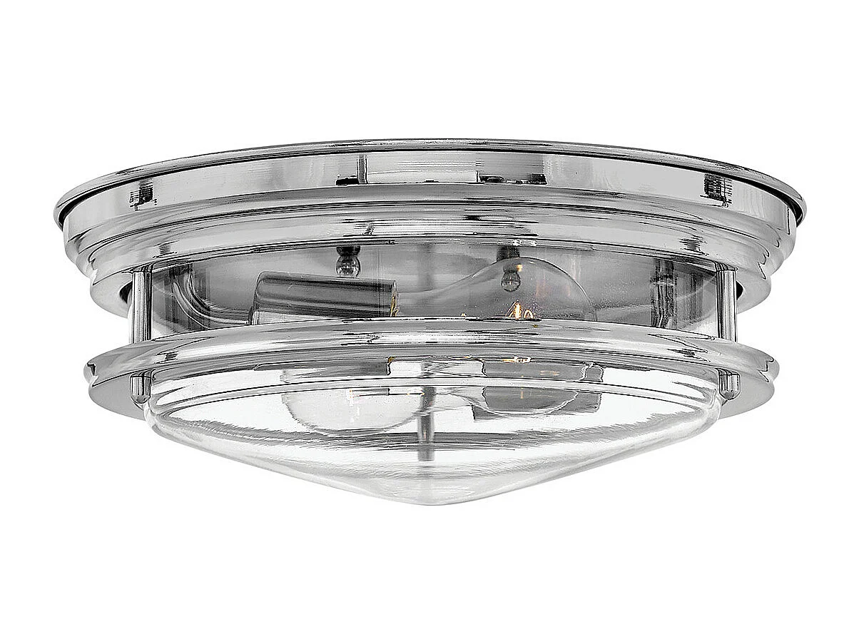 Hadrian Hinkley 2 luci da incasso cromate con vetro IP44