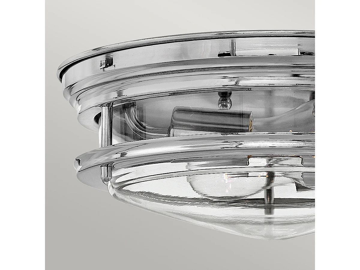 Hadrian Hinkley 2 luci da incasso cromate con vetro IP44