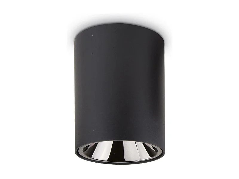 Ideal Lux Nitro - Faretto da incasso a LED a 1 luce rotondo nero