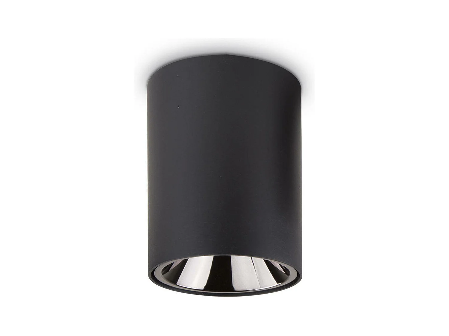 Ideal Lux Nitro - Faretto da incasso a LED a 1 luce rotondo nero
