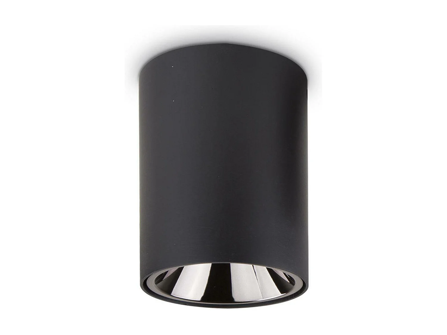 Ideal Lux Nitro - Faretto da incasso a LED a 1 luce rotondo nero