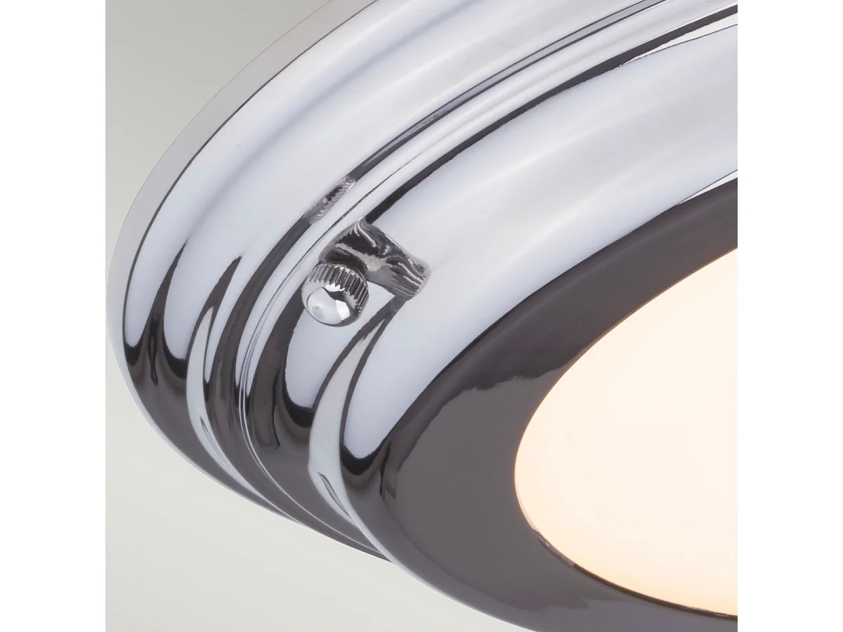 Elstead Welland LED 3 Light Semi-Flush - Grafit
