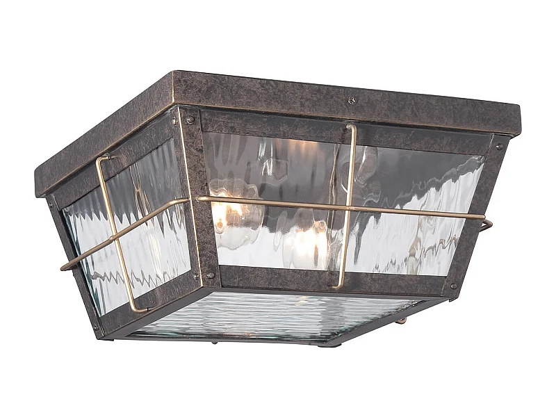 Elstead Cortland - 2 leichte Unterputzmontage im Freien - Imperial Bronze Finish, E27