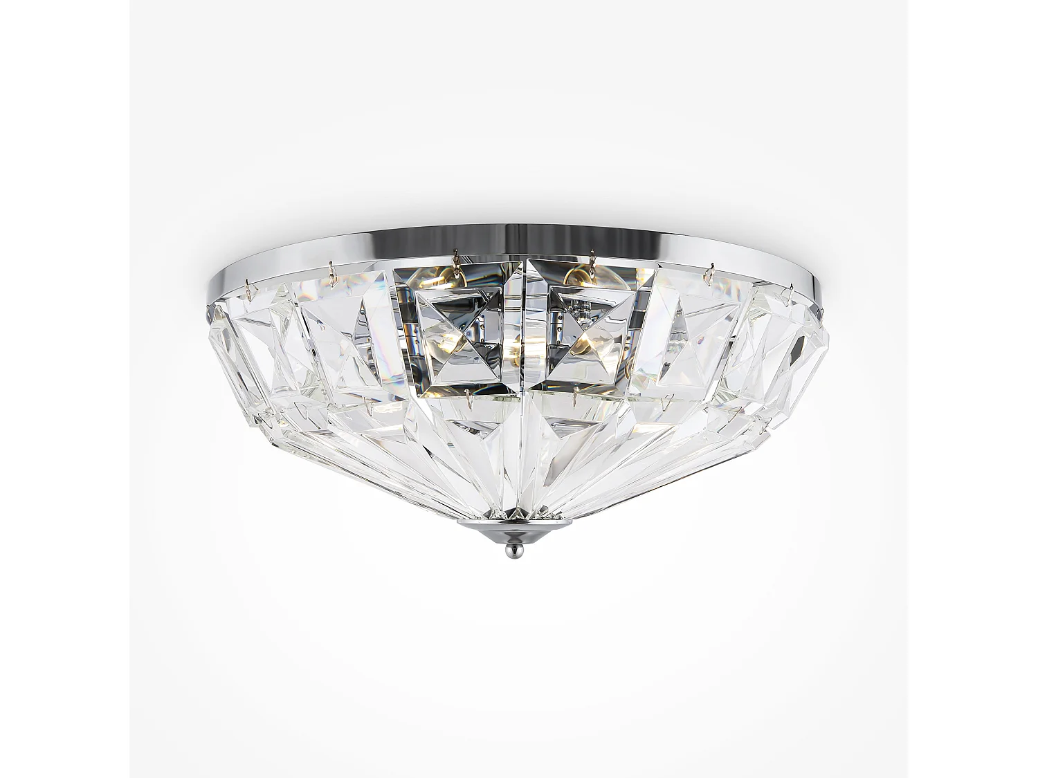 Maytoni Facet Classic 6-flammige Deckenleuchte Chrom E14