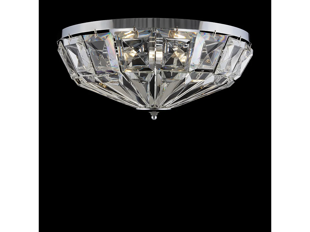 Maytoni Facet Classic 6-flammige Deckenleuchte Chrom E14