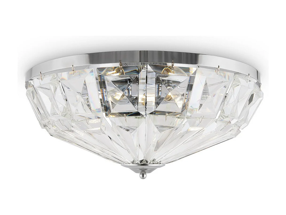 Maytoni Facet Classic 6-flammige Deckenleuchte Chrom E14