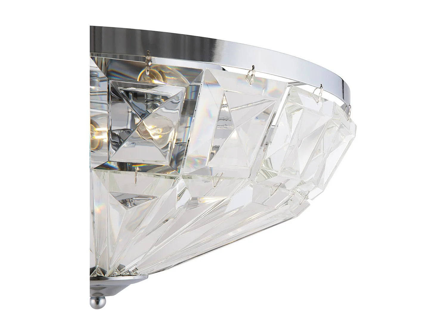 Maytoni Facet Classic 6-flammige Deckenleuchte Chrom E14