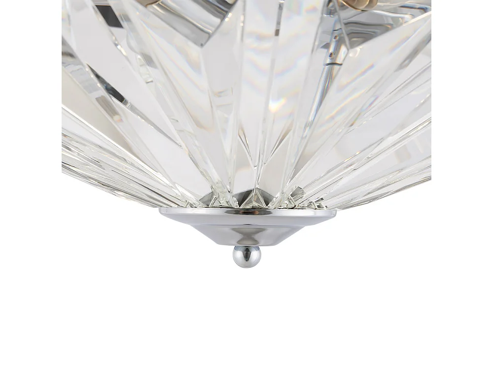 Maytoni Facet Classic 6-flammige Deckenleuchte Chrom E14