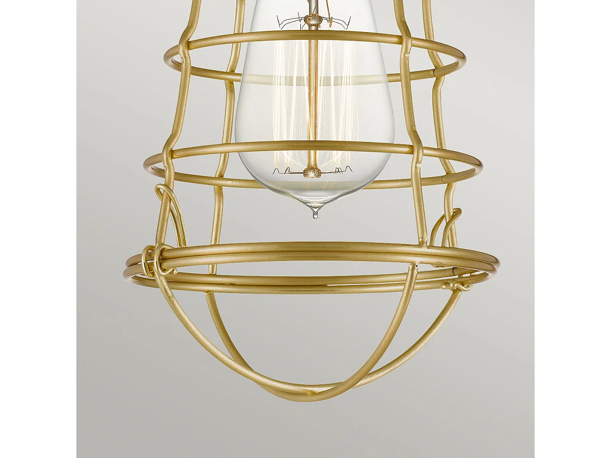 Elstead Quoizel Mixon Semi Flush Taklampa Borstad Mässing