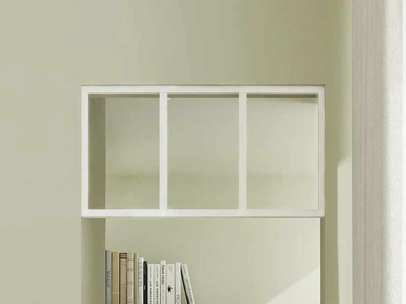 Imposte atelier en aluminium thermolaqué  - Blanc - L73 x H40 cm - BAYVIEW