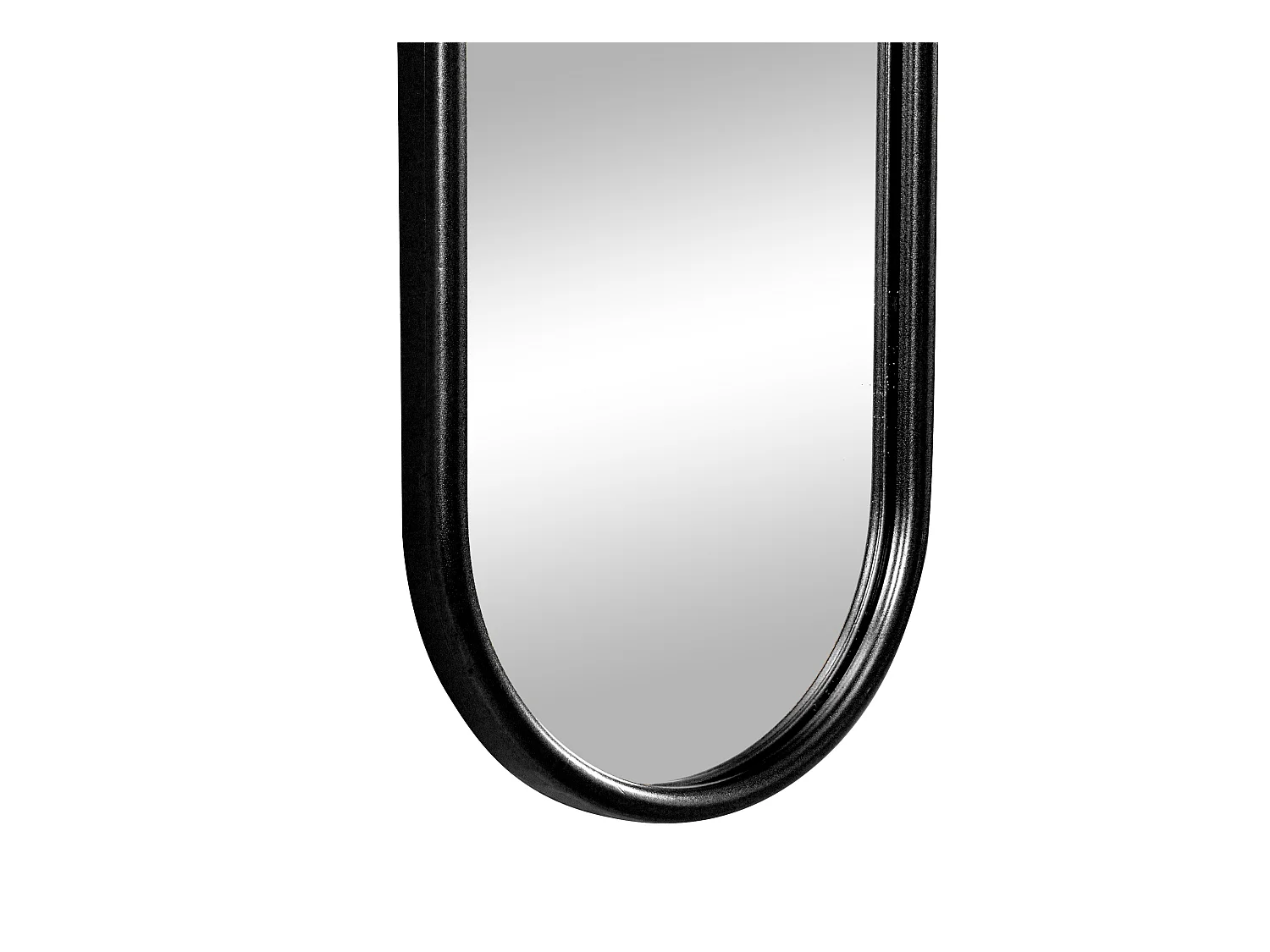 Juego de 3 espejos ovalados de metal - An.23 x Al.120 cm - Negro - JAYLEN