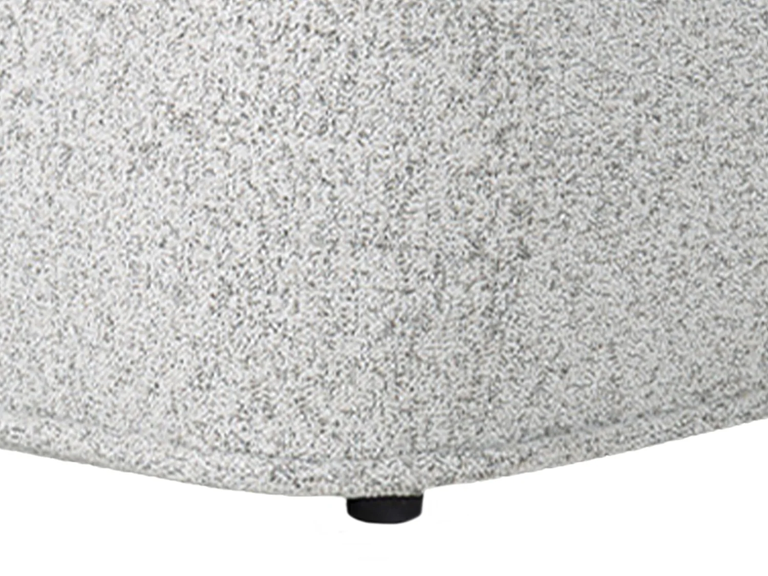 Canapé d'angle gauche en tissu chiné gris DIOMARO