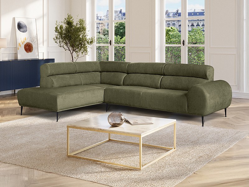 Divani Angolari Divano Pelle Verde Scuro Divano Angolare Velluto