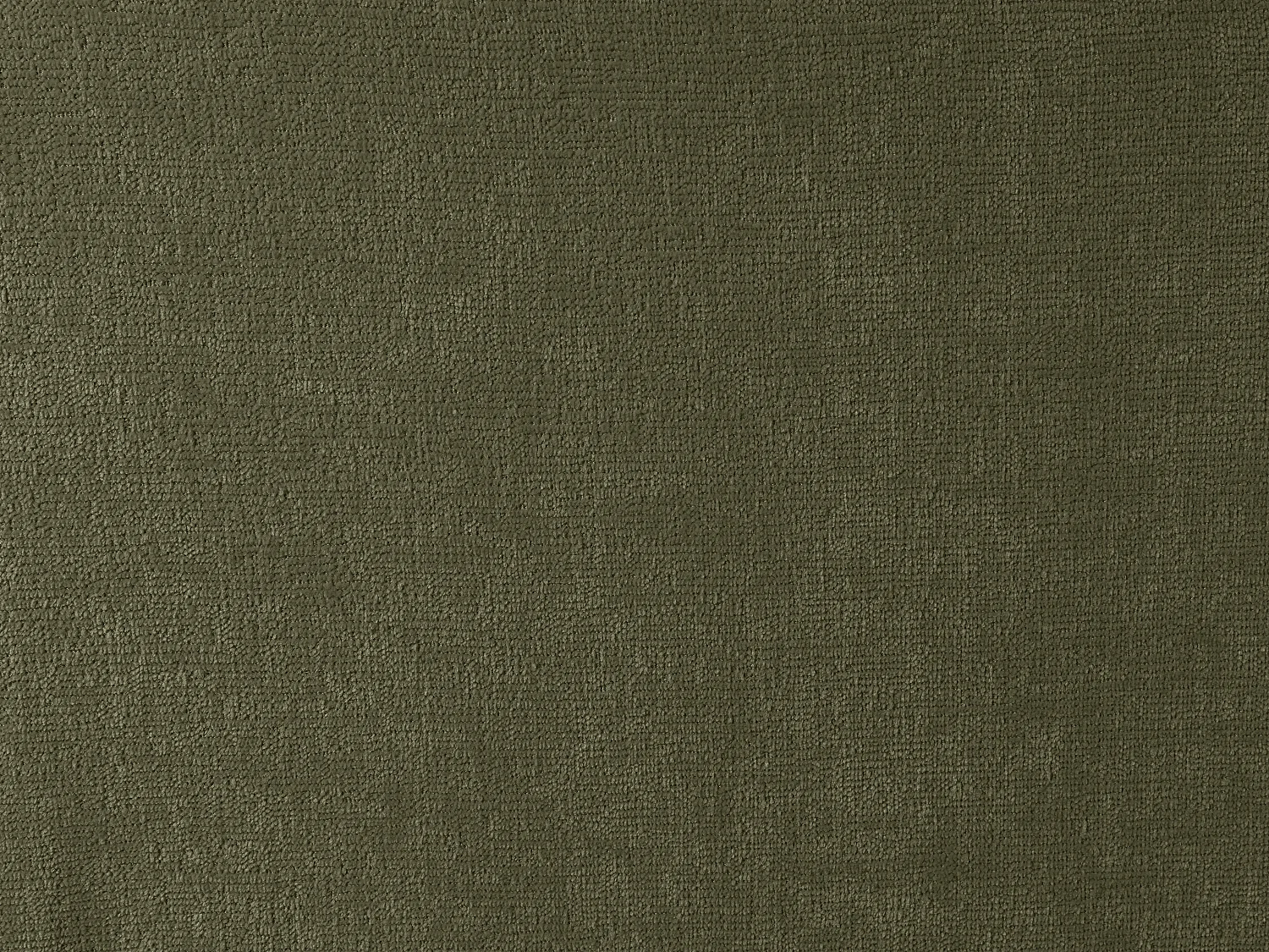 Canapé d'angle gauche en tissu chenille vert kaki MALIADA