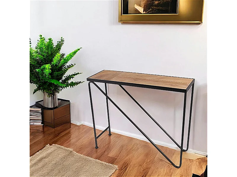 Console design bois et métal ATELIER