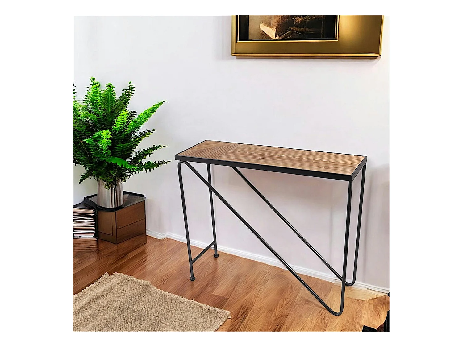 Console design bois et métal ATELIER
