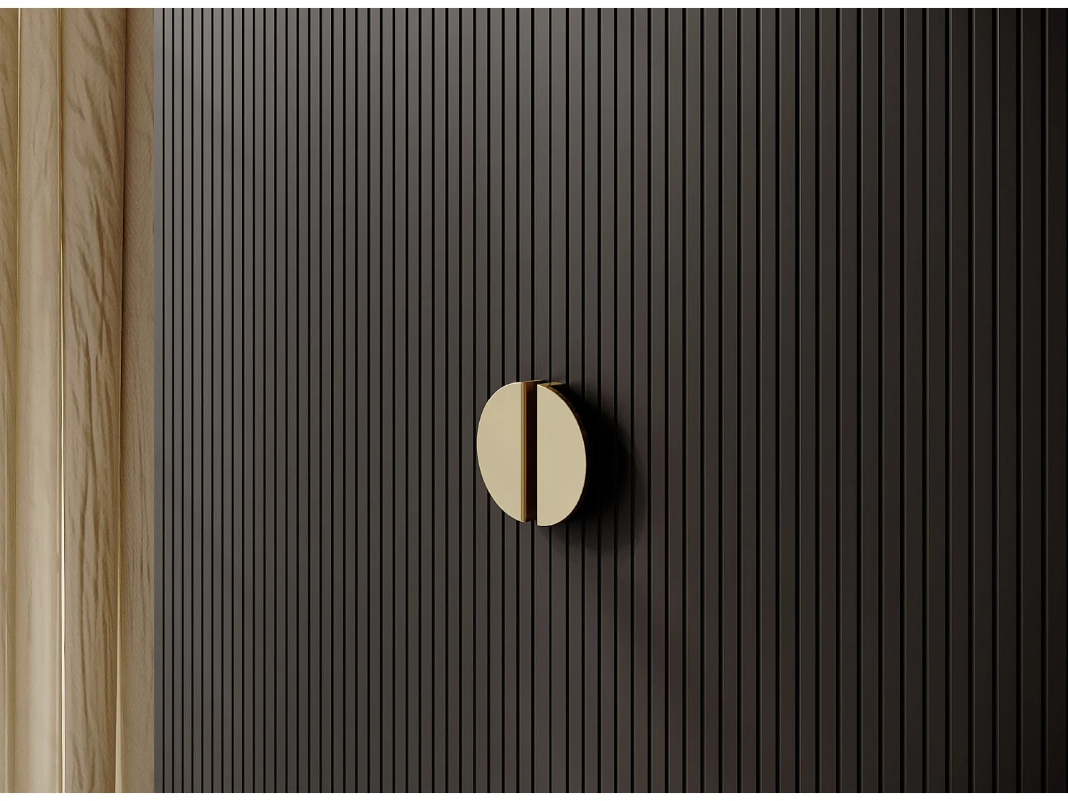 Armoire 2 portes avec tringle et étagères - 100 cm - noir - MOONIR