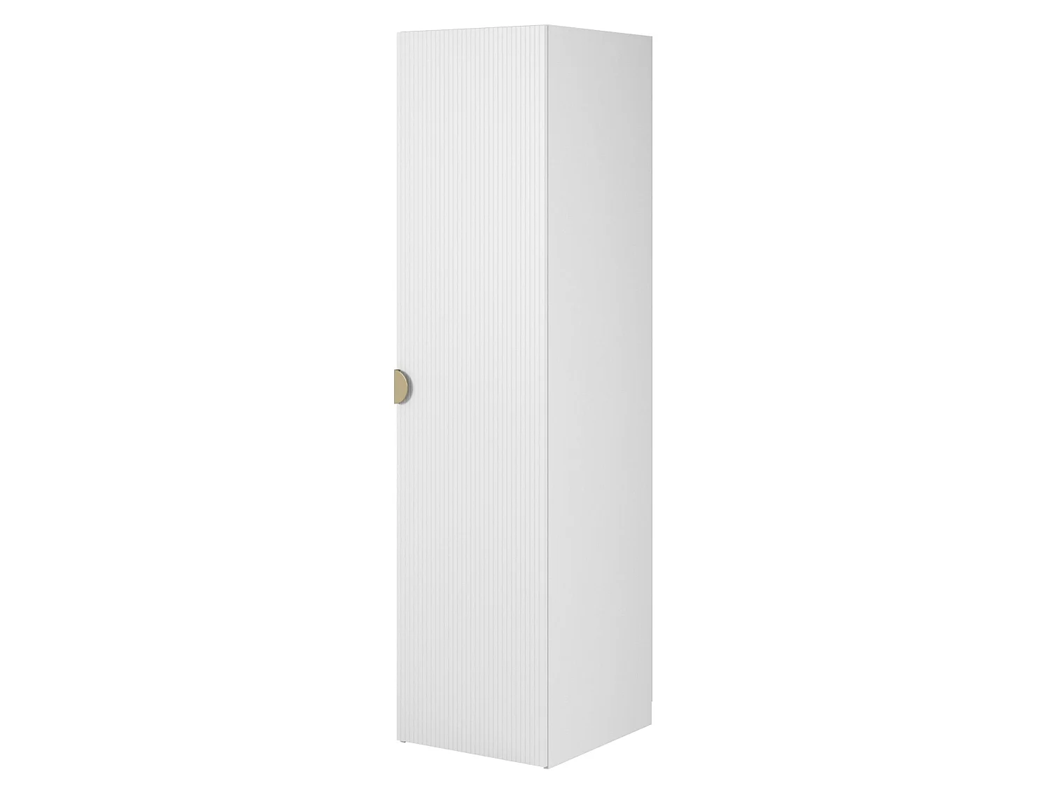 Eendeurskast met roede - 50 cm - wit - MOONIR