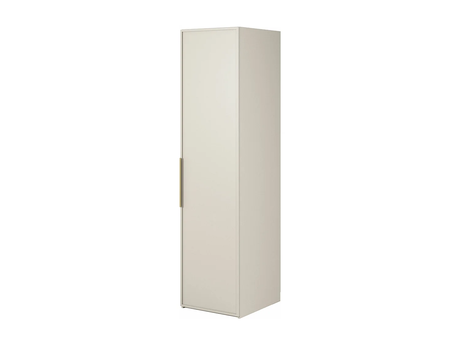 Armoire une porte avec tringle - 50 cm - grège - FRAME