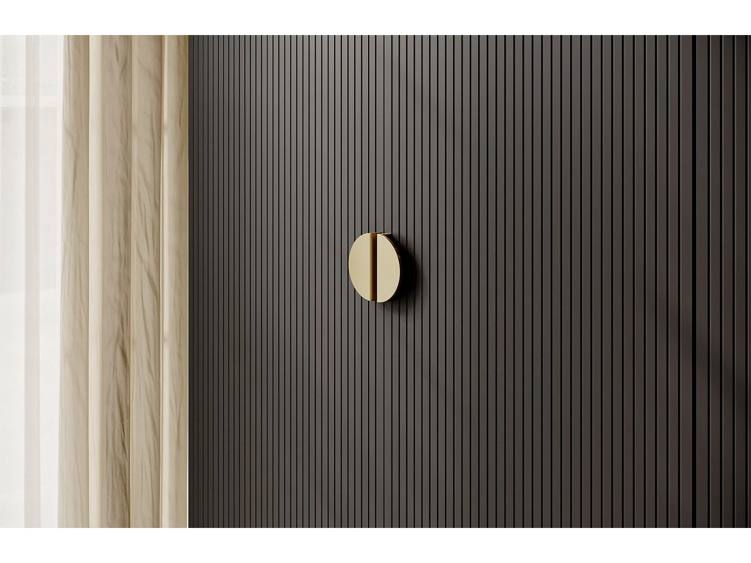 Armoire 4 portes avec 2 tringle et tiroirs - 200 cm - noir - MOONIR