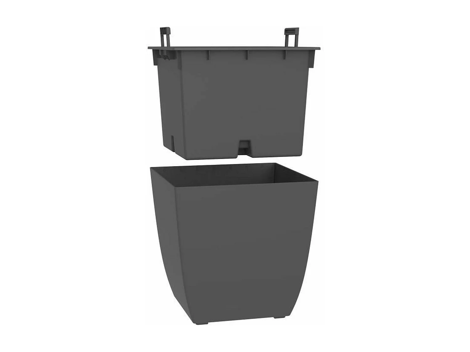 Donica Kwadratowa Diva Stone 42L Nowoczesna z Efektem Fal