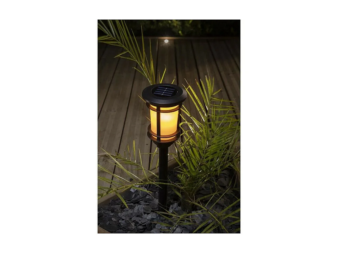 Lanterne solaire - effet flamme naturelle - GALIX